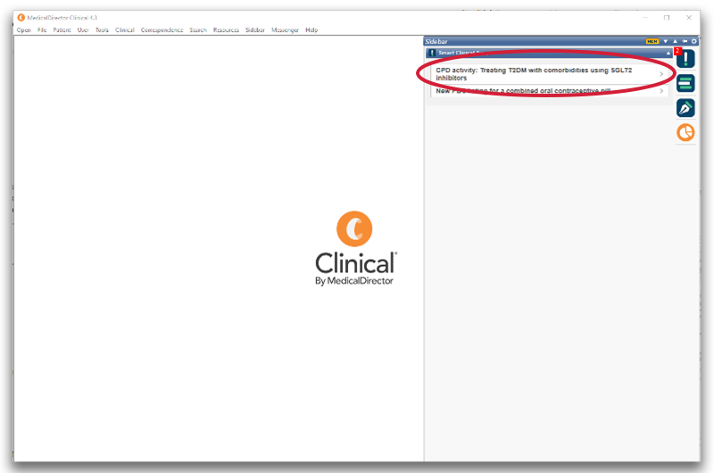 Sidebar CPD Widget Example